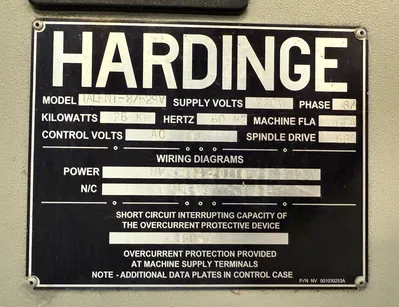 USED 2006 HARDINGE TALENT 8/52-SV