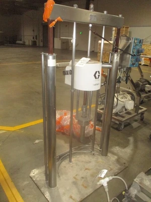 Drum unloader, Graco Saniforce ram unit Stainless Steel drum unloader, for your thickest, toughest food, personal care and pharmaceutical ingredient transfer