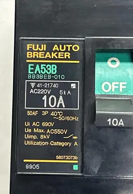 New | in-Stock FUJI ELECTRIC EA53B Miscellaneous Equipment (Electrical & Power) | Surplus Asset Holdings #1201720