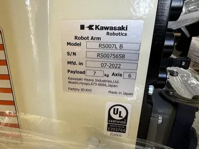 Used 2022 KAWASAKI ROBOTICS RS007L Robots Michigan US | RAB Industries, Inc. #184463