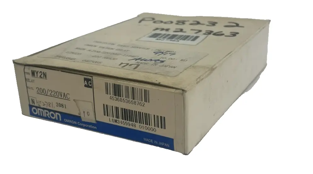 NEW OMRON MY2N RELAY 200/220VAC 13 COUNT