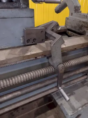 32" X 168" SUMMIT GAP BED ENGINE LATHE. STOCK # 0661425