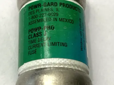 USED LITTELFUSE CURRENT LIMITING TIME DELAY INDICATOR FUSE CLASS J 600VAC 35A