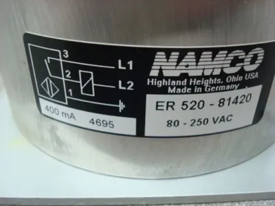 Namco ER520-81420 Proximity Switch 80-250VAC New