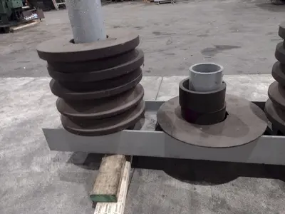 5" X 5" X 1/2" ROUNDO MODEL #R-5-S HYDRAULIC ANGLE ROLL: STOCK #23480