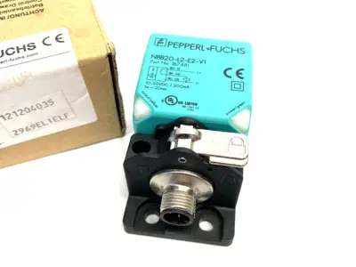 USED PEPPERL+FUCHS INDUCTIVE SENSOR, BIDIRECTIONAL 20MM FLUSH, 187481