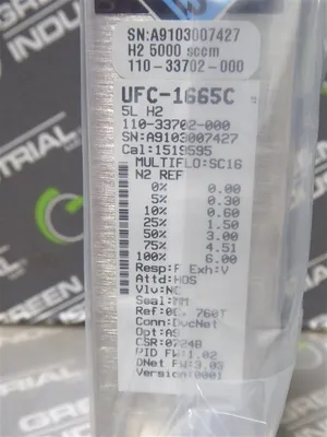 Unit / Celerity UFC-1665C Digital Metal Seal 5L H2 Multiflo SC16 New NIB
