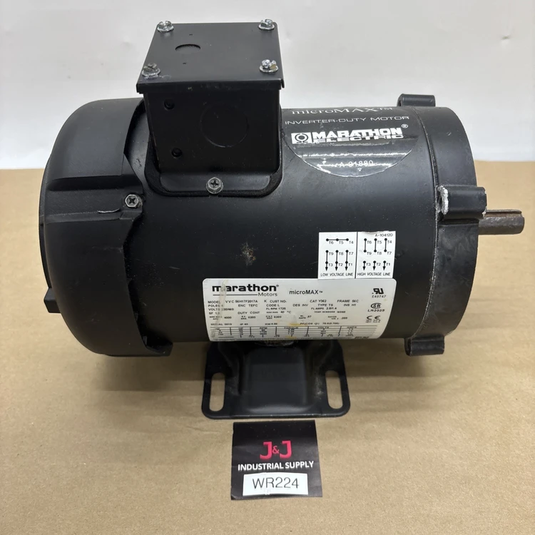 New | in-Stock Marathon Electric VVC 56H17F2018A K Motors (misc) Indiana US | J&J Industrial Supply #525948