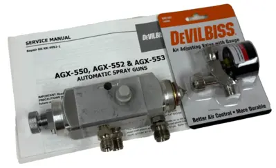NEW DeVILBISS AGX-550-AC AUTOMATIC SPRAY GUN 400 S