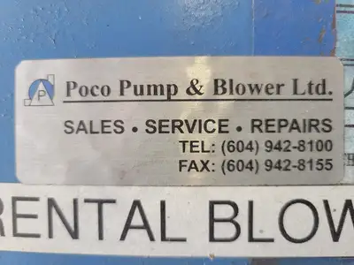Rotary Blower Assembly MB4502 w/ 30 hp Motor