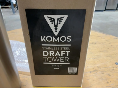 Used KOMOS KG404 STAINLESS STEEL DRAFT TOWER QUAD TAP KIT Beer Equipment Michigan US | Miedema Asset Management Group #1768190