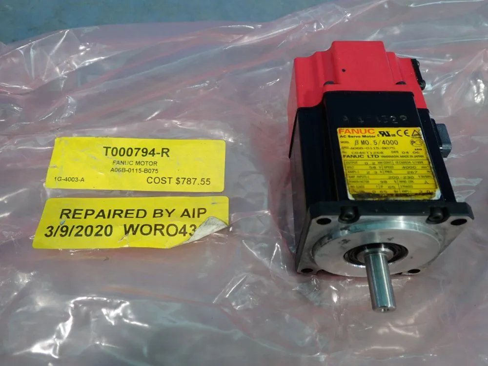 Used FANUC A06B0115B075 Servo Motors | HGR 24 #730769