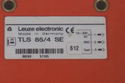USED LEUZE ELECTRONIC TLS-85/4-SE PHOTOELECTRIC SENSOR
