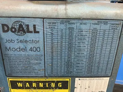 Used 2011 DOALL 400M Horizontal Band Saws Ohio US | HGR 24 #1460105