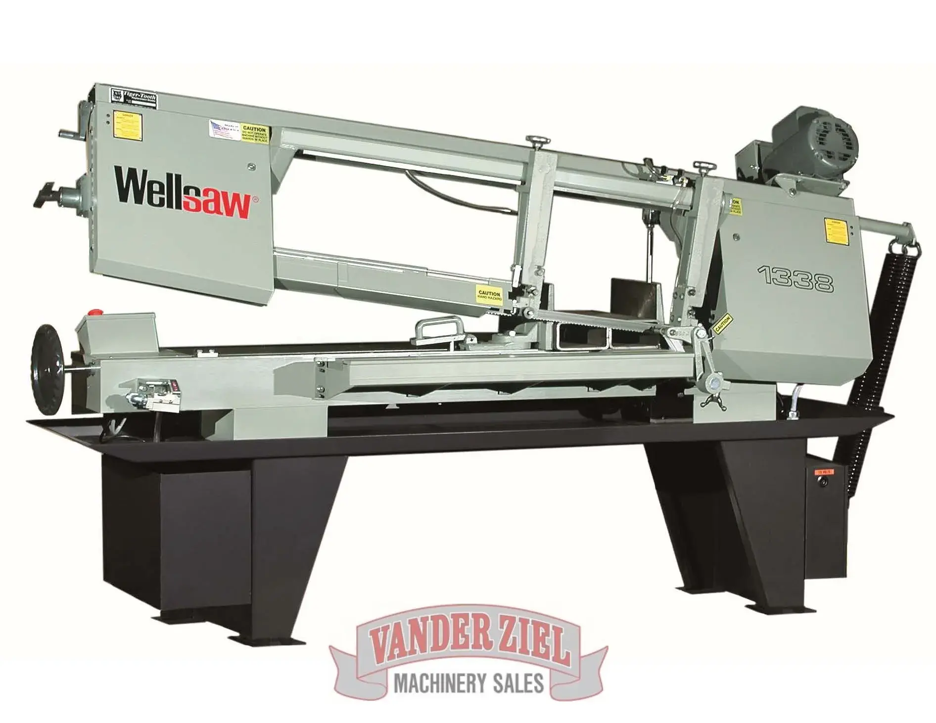 New | in-Stock WELLSAW 1338 Horizontal Band Saws Michigan US | Vander Ziel Machinery Sales #480364