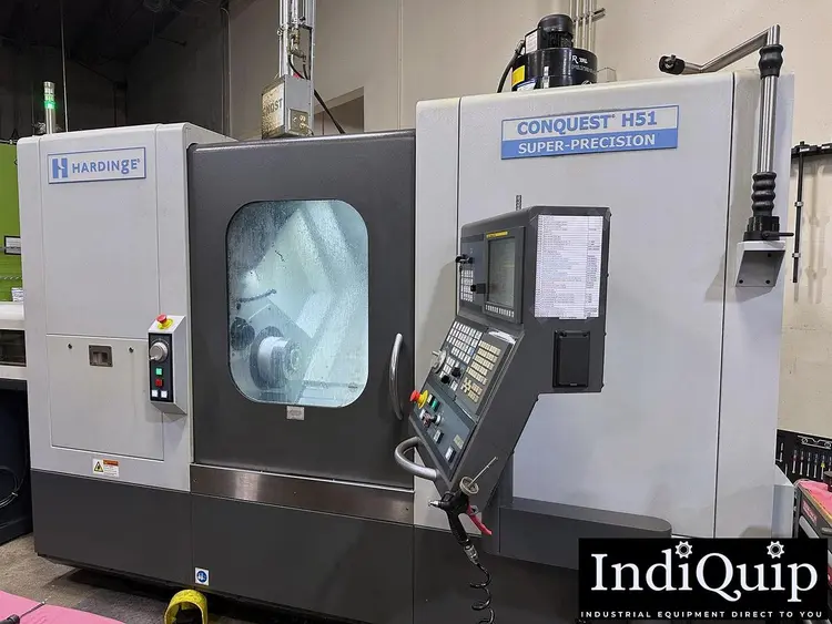 Used 2017 HARDINGE CONQUEST H51 CNC Lathes US | IndiQuip #679245