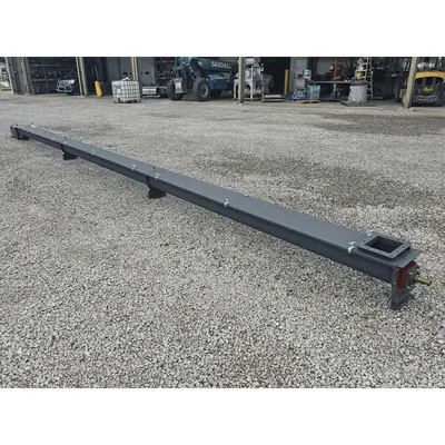 New 6" X 30 ft Miteck Carbon Steel Industrial Screw Auger Conveyor