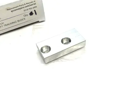New | in-Stock QC Conveyors Side Rail Left Tracking Block Conveyor Parts Michigan US | Maverick Industrial Sales #1395915