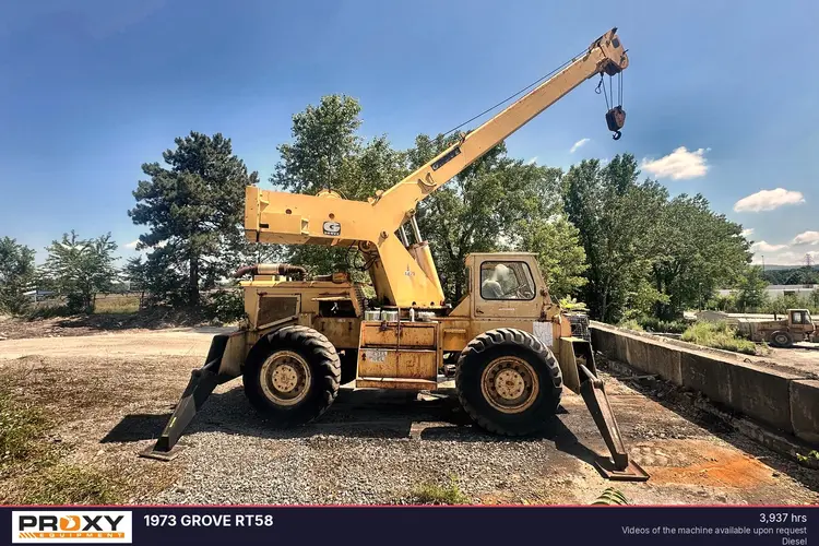 Used 1973 GROVE RT58 Mobile Cranes Pennsylvania US | Proxy Equipment #1382942