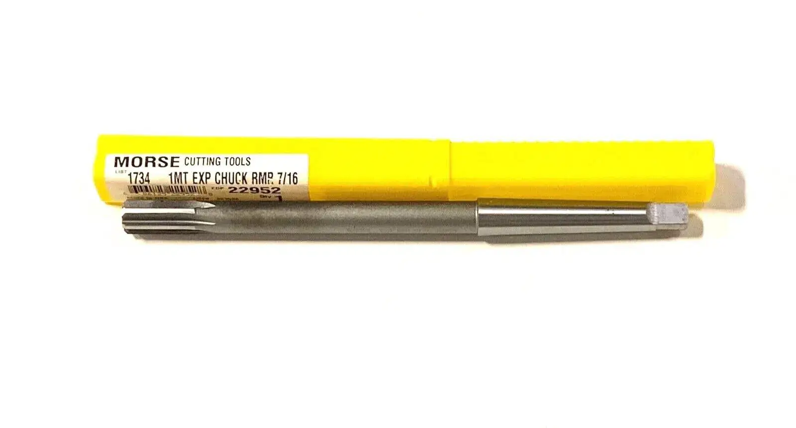 Morse 7/16" Expansion Chucking Reamer Taper Shank 1MT HSS USA Made 22952