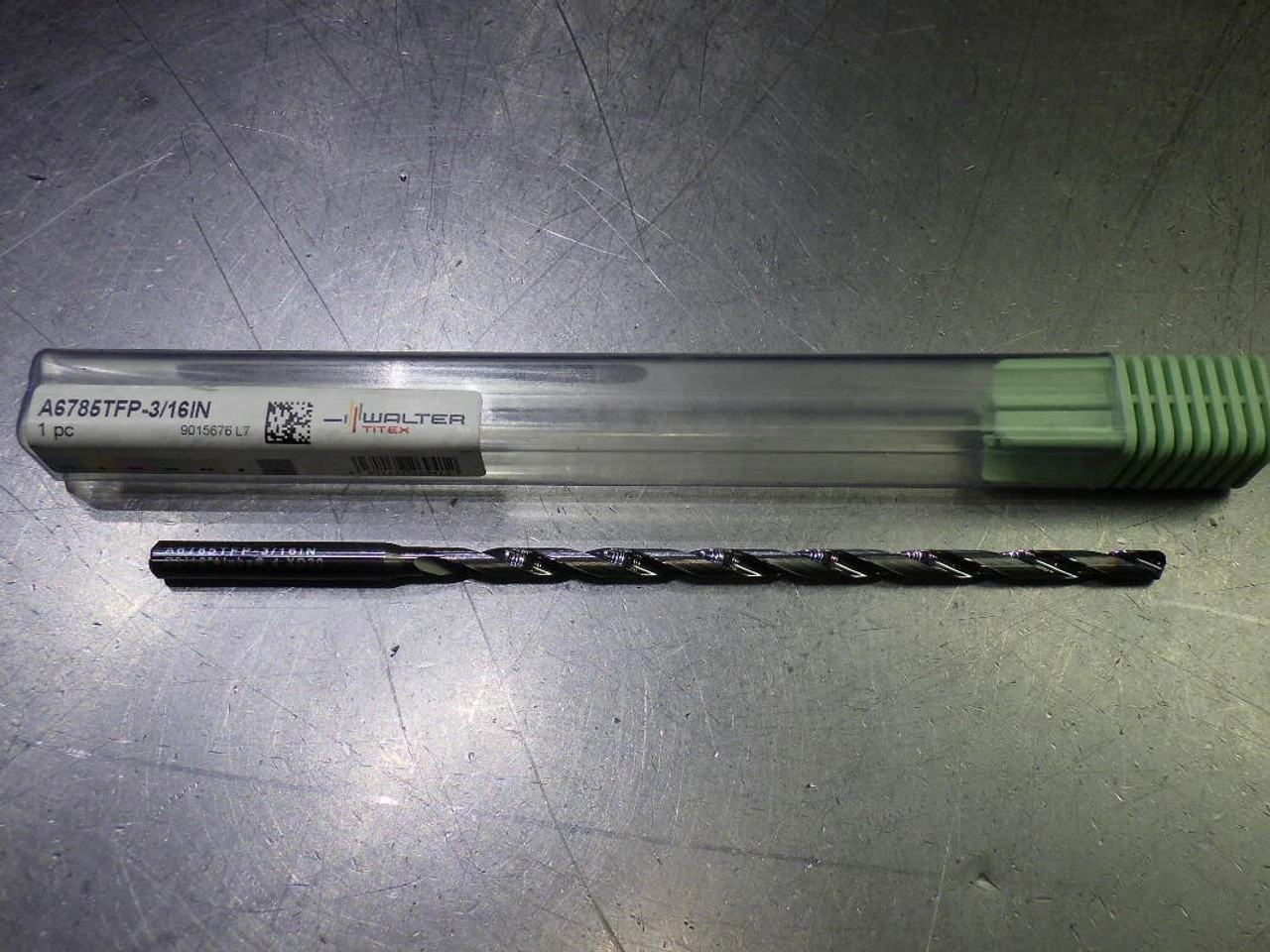 Walter 3/16" Coolant Thru 20xD Carbide Drill 6mm Shank A6785TFP-3/16IN (LOC2282)