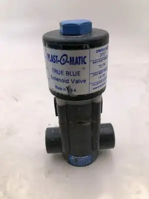 Plast-O-Matic Trueblue Solenoid Valve 19/70PSI 0.375″ Oriface