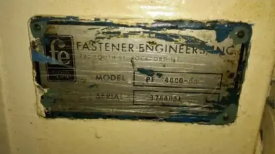 Used FASTENER ENGINEERS PF400008 Wire Coilers Ohio US | HGR 24 #727703