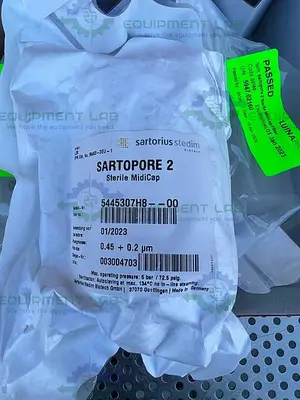 USED SARTORIUS 5445307H8 SARTOPORE 2 STERIL MIDICAP 0.45 + 0.2 UM