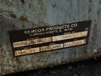 Used REMCOR CH250A 1380 Misc Plastics Equipment Ohio US | HGR 24 #1521298
