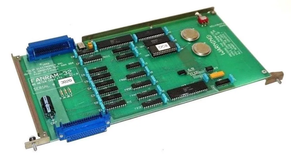 USED TULIP ELECTRONICS FANRAM-32 MEMORY BOARD 80 METER REV. B FANRAM32