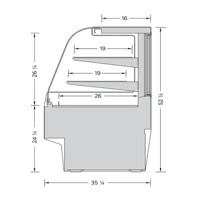 CAYUGA BFSV - REFRIGERATED DISPLAY Full Service Display | Harvest Equipment and Fabrication Inc (22)