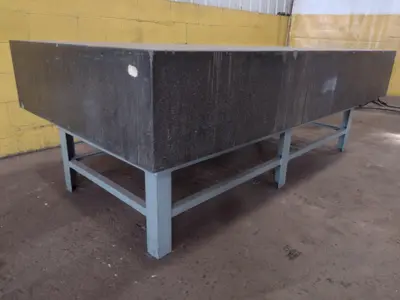 8' X 4' X 14" CHALLENGE PRECISION LAYOUT INSPECTION GRANITE TABLE: STOCK #23804