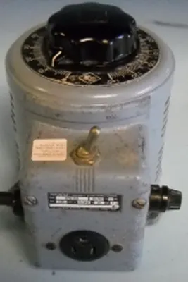 QTY. 1. POWERSTAT VARIABLE AUTOTRANSFORMER TYPE: 3...