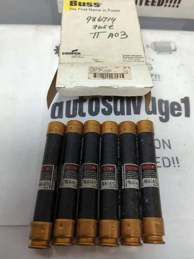 New | in-Stock COOPER BUSSMANN FRS-R-1-6/10 Miscellaneous Equipment (Electrical & Power) Ohio US | Surplus Asset Holdings #1237368