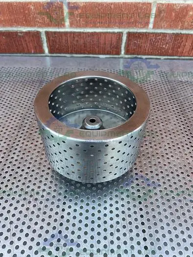 Used UNBRANDED SIEVA 3 STAINLESS STEEL PERFORATED CENTRIFUGAL BASKET / ROTOR Centrifuge - Rotors / Parts California US | Equipment Lab #488616
