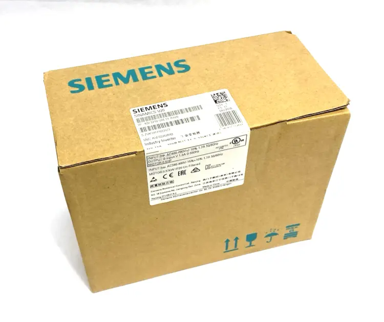 New | in-Stock SIEMENS SINAMICS V20 VARIABLE FREQUENCY DRIVE 0.37KW UNFILT. Variable Speed Drives | Maverick Industrial Sales #1100641