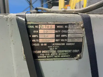 Used AMERICAN BP12AS Welding Machinery (Other) Ohio US | HGR 24 #1441301