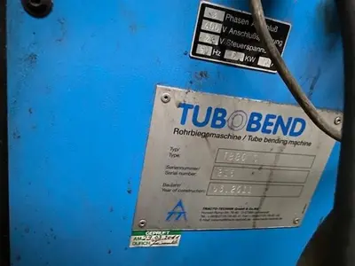 USED 2011 TRACTO-TECHNIK TUBOBEND 80