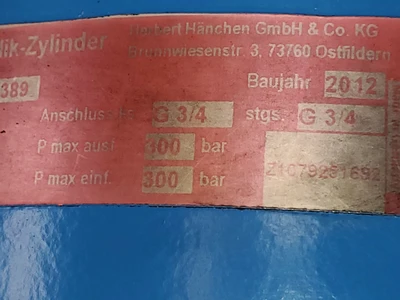 NEW Saueressig / Herbert Hanchen Gmbh Drive Unit PM-GK Hydraulic Cylinder