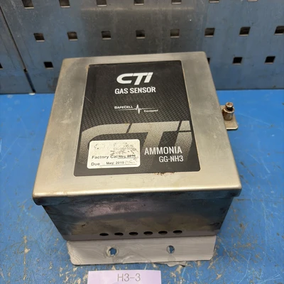 Used CTI GG-NH3-250-ST Gas Analyzers / Detectors Indiana US | J&J Industrial Supply #1455763