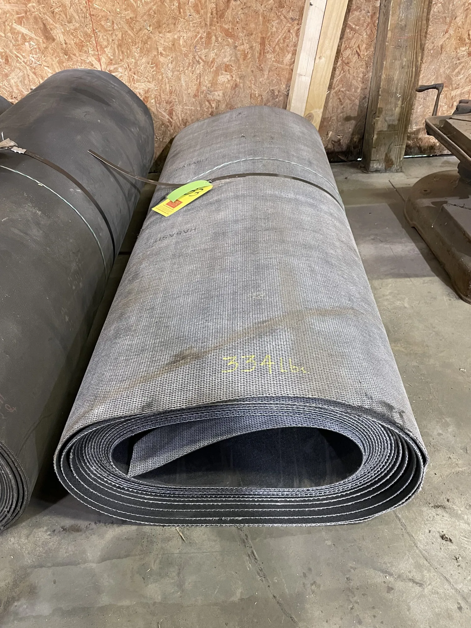 59.5” Rough Top PVC woven Conveyor Belt 4mm x 68′