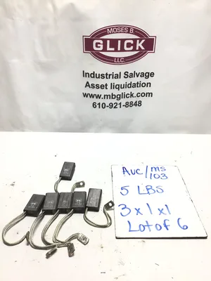 National Carbon 61049003TZ Motor Brushes (Lot of 6)