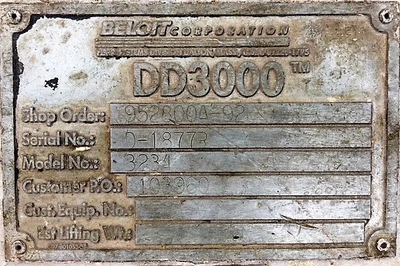 USED Beloit Jones DD3000
