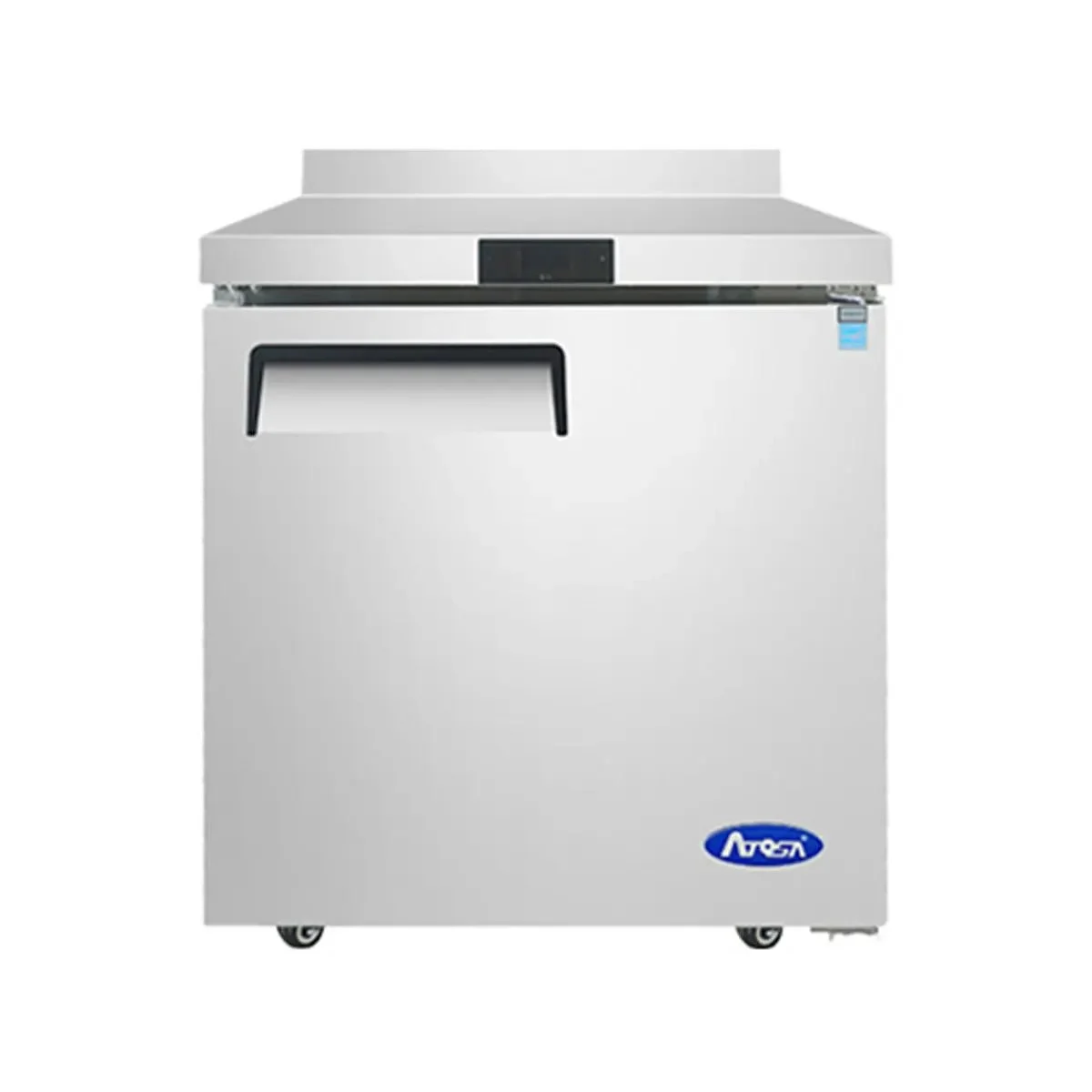New | in-Stock Atosa New Atosa MGF8408GR 27" Worktop Refrigerator w/ Backsplash Worktop Refrigerators Illinois US | Falcon Restaurant Supply #1375452