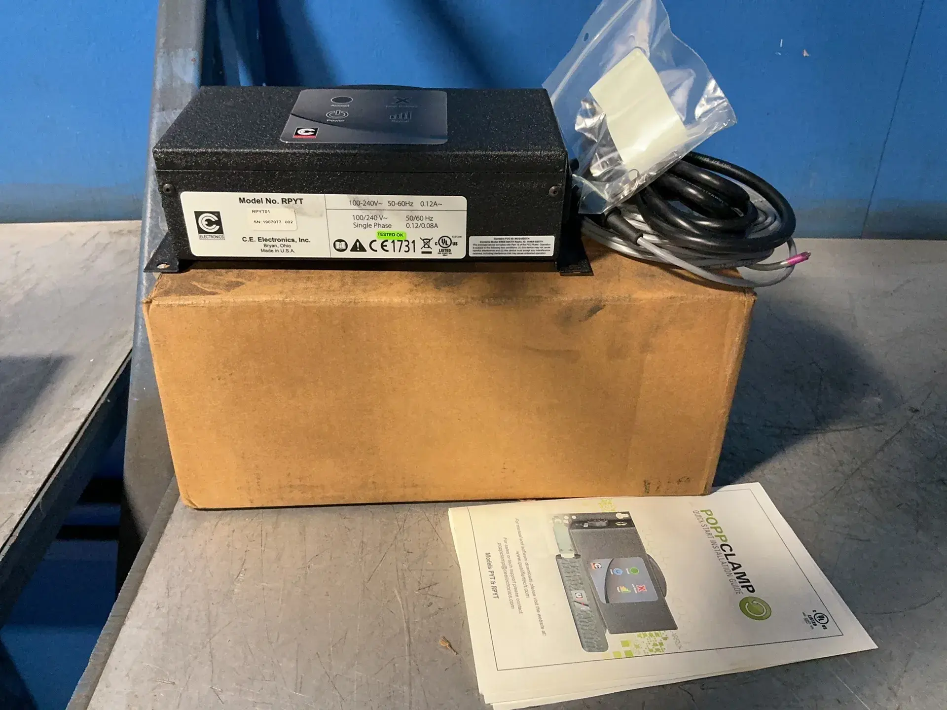 Used C.E. ELCTRONICS, INC. RPYT01 Electronic Assembly Tools Ohio US | HGR 24 #1345317