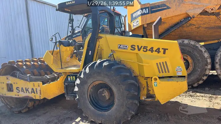 Used 2025 SAKAI SV544T Single Drum Rollers Texas US | National Equipment Dealers #1422629