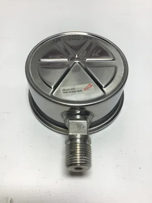 Trerice 316 Stainless Steel Tube & Socket Pressure Gauge 0-160 PSI