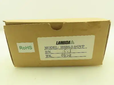 Lambda HSB5-3.0/OVP Power Supply 5VDC 3A Output