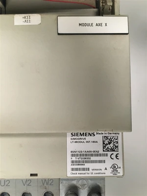 USED SIEMENS 6SN1123-1AA00-0EA2, PART OF THE SET-LT-MODUL INT.1