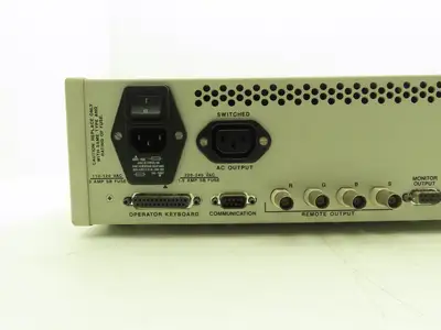 MeasureX 207693 Video Processing Unit Input Switch Inspection 110/220VAC